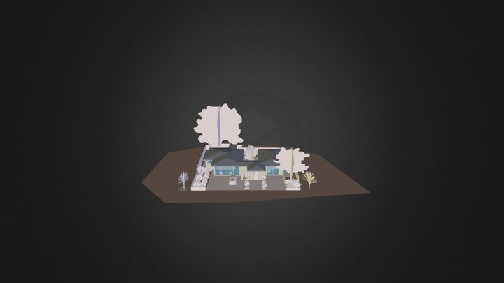 Ranch Home 3D Model