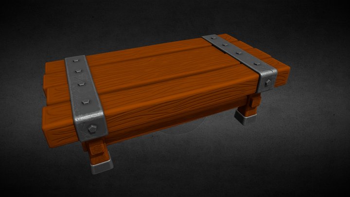 Stylized Table 3D Model