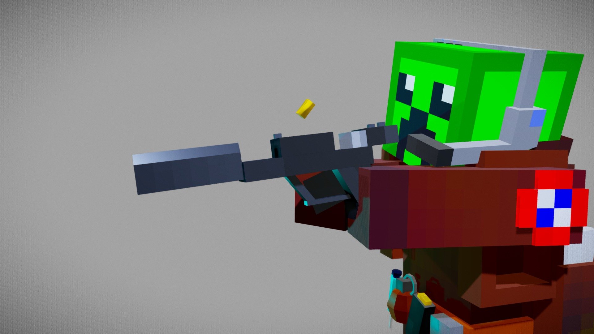 bbmodel FPS character - Download Free 3D model by Voxel Creeper ...