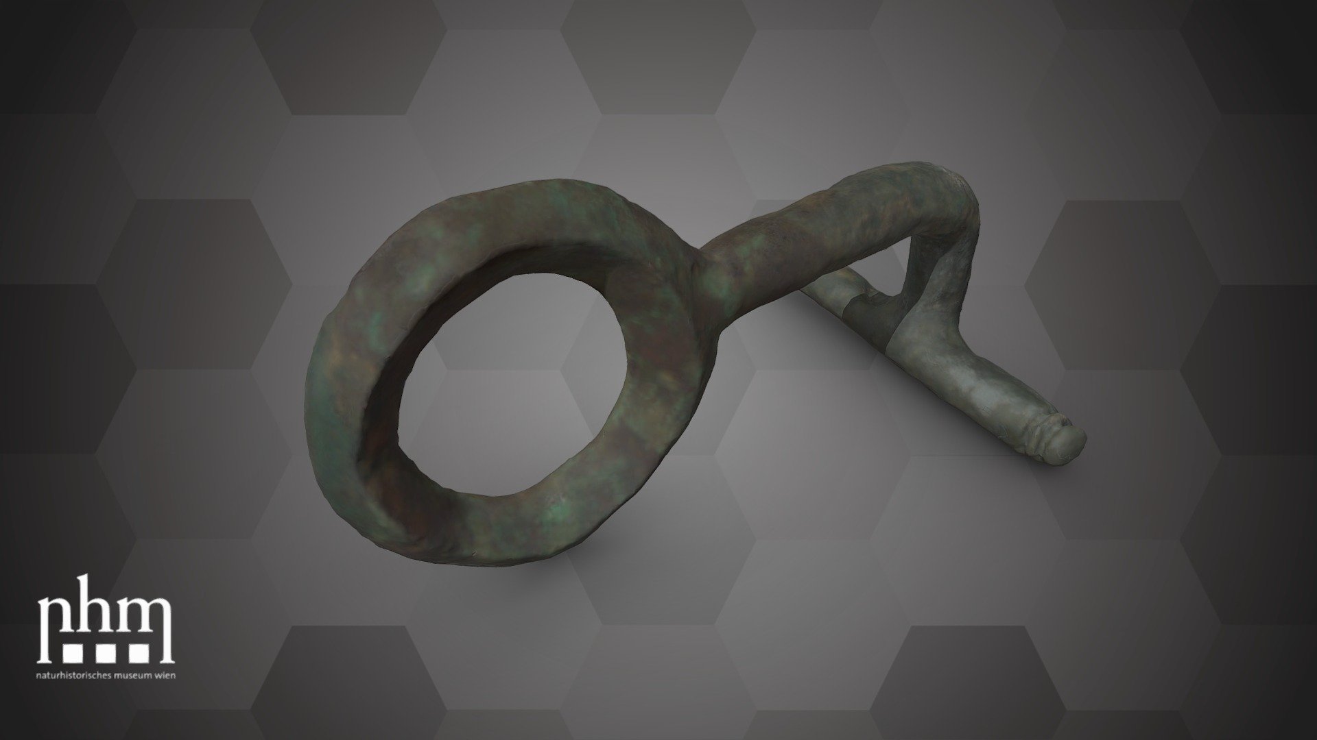 Bronze Reins Hook (NHMW-PRAE-24.363) — Sketchfab embed 3D viewer