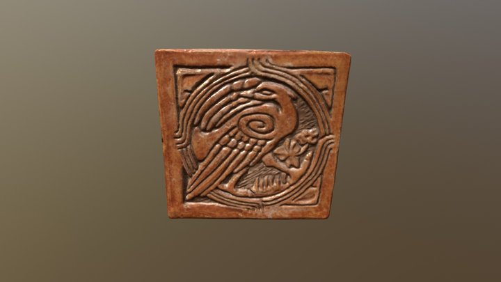 Bird Tile - David Owsley Museum of Art 3D Model