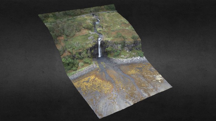 Eas Fors Waterfall, Isle of Mull 3D Model