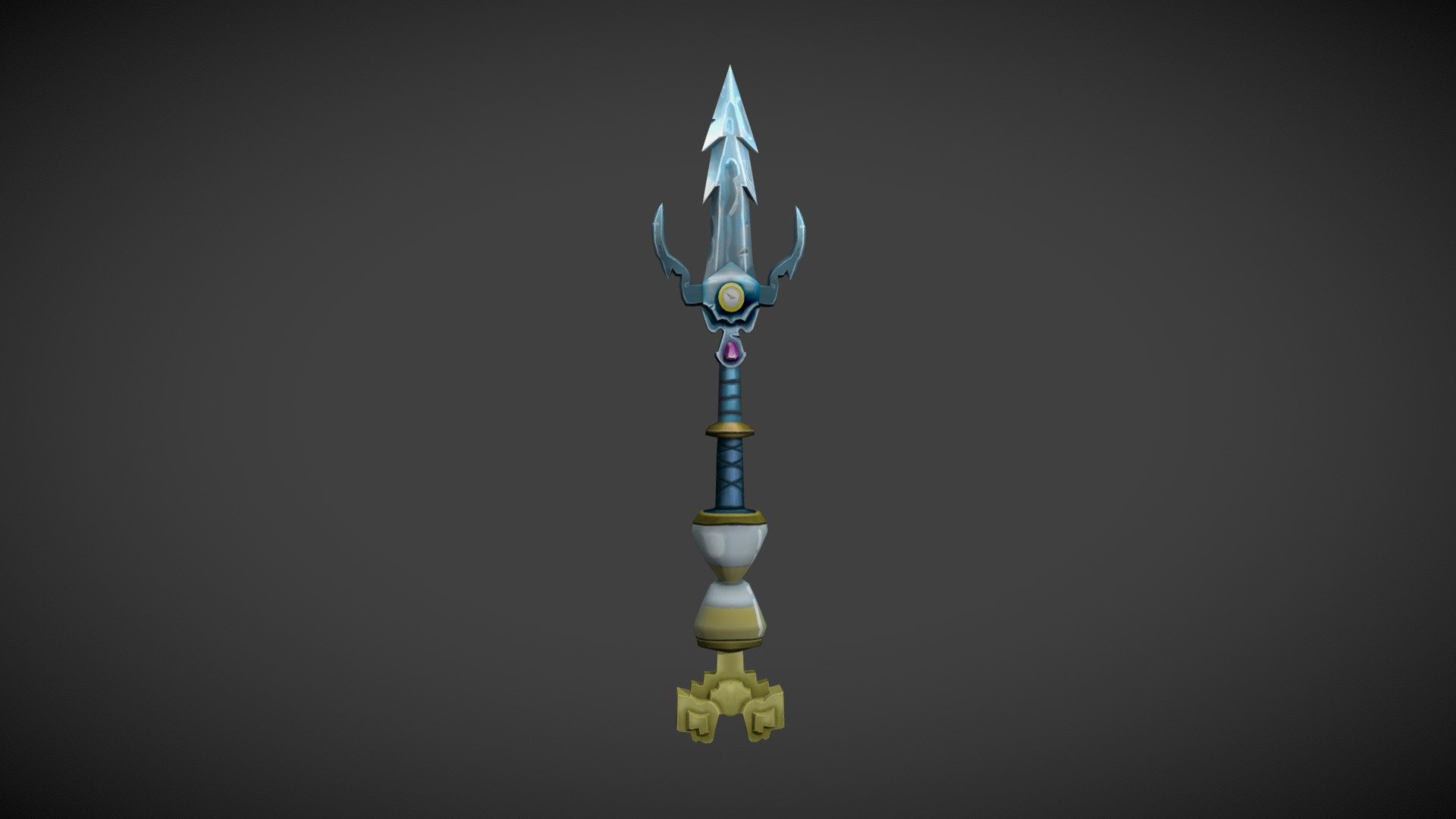 Game Art 1 WeaponCraft - Time Trident