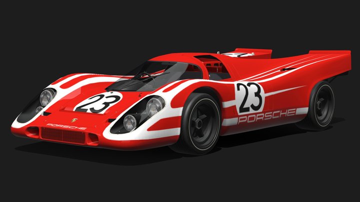 1970 Porsche 917K – Modello 3D gratuito STL