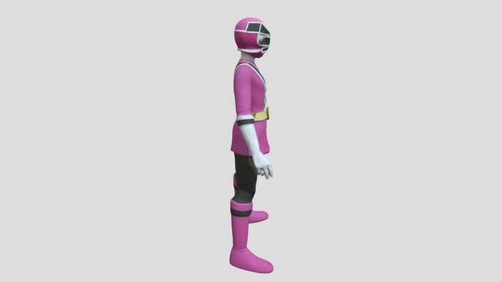Pink+ranger+3d+model 3D Model