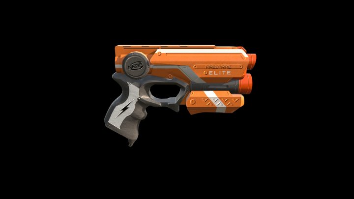 Nerf Gun - Firestrike Elite 3D Model
