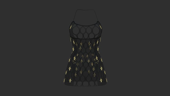 Cross Dress 3D Model