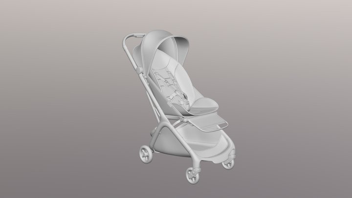 Silla de paseo Bugaboo 3D project. 3D Model