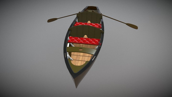 Malahayu Recreation Boat 3D Model