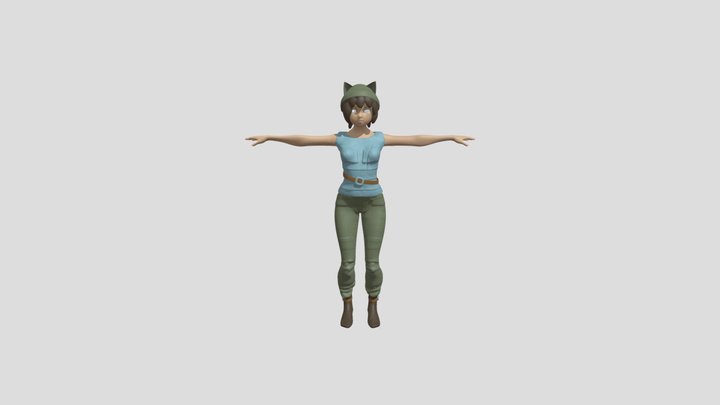 t-pose 3D Model