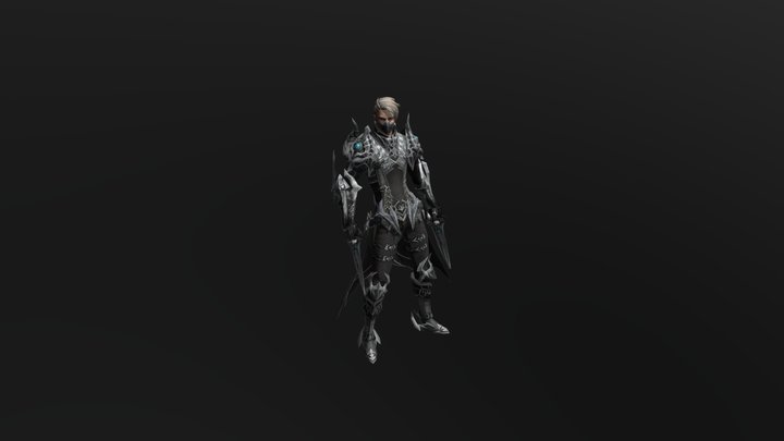 [982] R2 Online - character - animation idle 3D Model