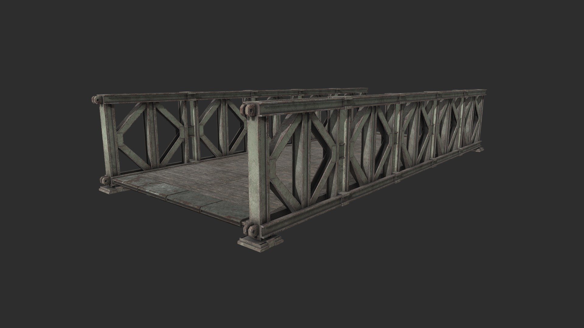 Modular Army Bridge 3D model by Kamil Rochl (rochlkamil) [c676d51] Sketchfab