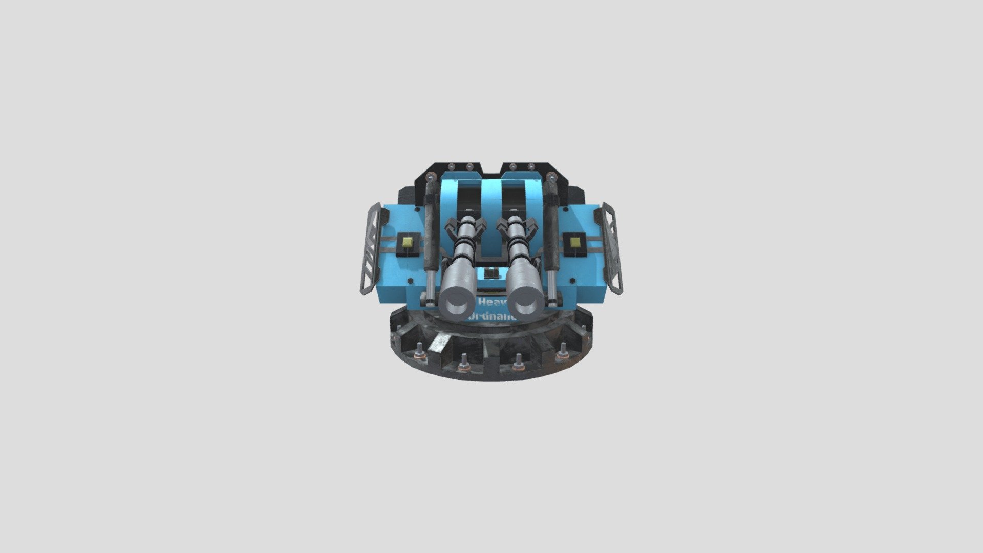 Flak Turret - 3d Model By Decstar77 [c677663] - Sketchfab