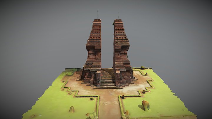 GAPURA WRINGIN LAWANG 3D Model