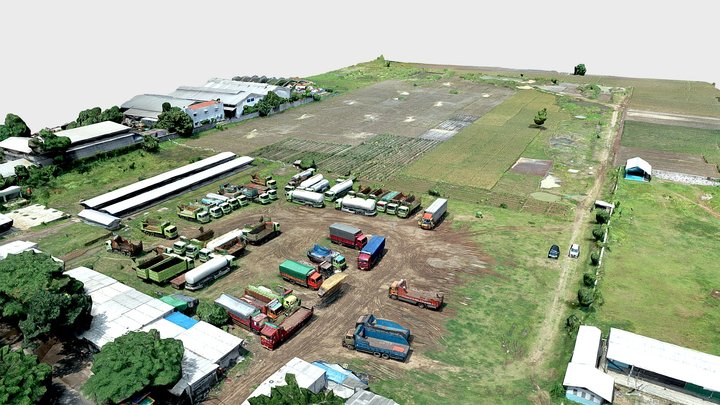 majalengka_simplified_3d_mesh 3D Model
