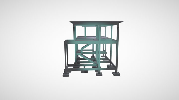 PROJETO ESTRUTURAL DE UM SOBRADO DE ALTO PADRÃO 3D Model