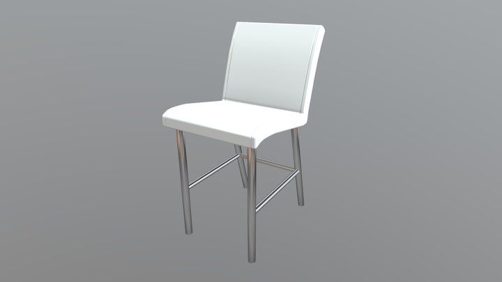 Modern Kitchen Chair 3D Model