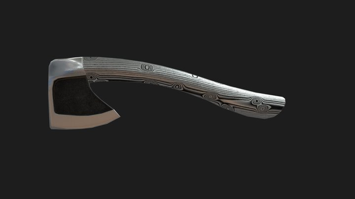 Metal axe 3D Model