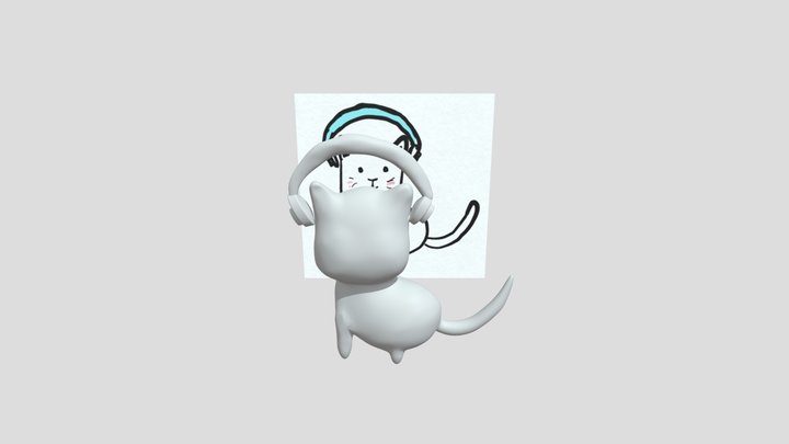cat 3D Model