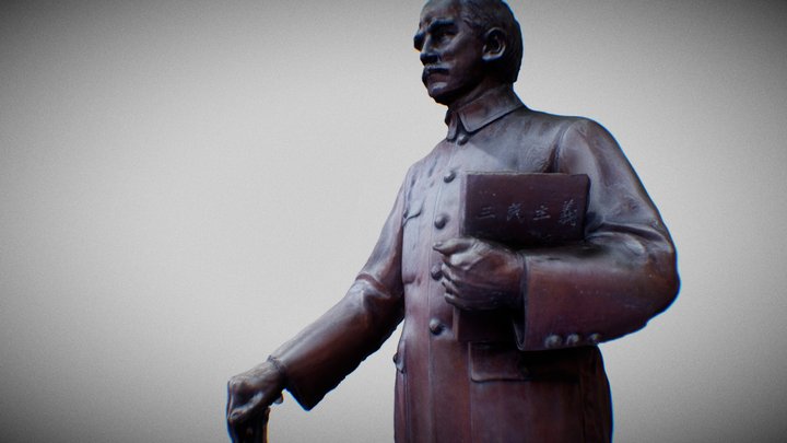 Dr. Sun Yat Sen Statue, Melbourne 3D Model