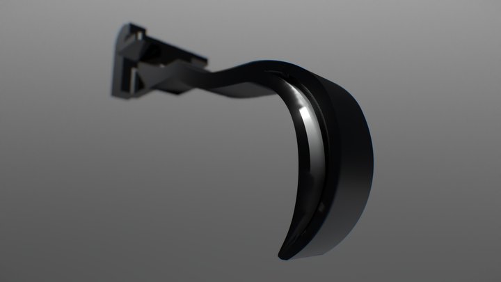 Dgle Trigg Fix05fsf curved 3D Model