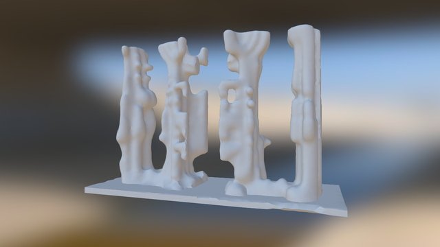 Escultura_Sin Título_Federico Assler 3D Model