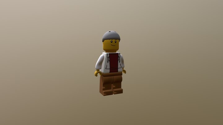 Lego Skate 3D Model
