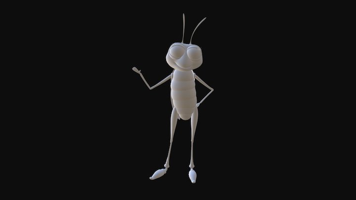 Cricket 3D Model