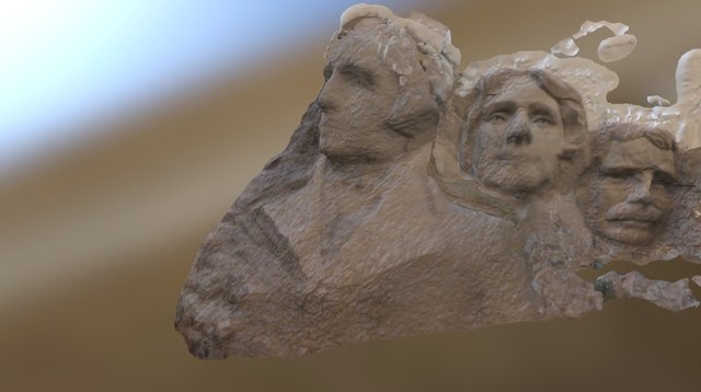Mt. Rushmore 3D Model