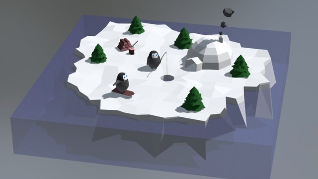 Iceburg, Antarctica 3D Model