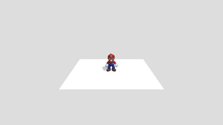 Mario Animation Test 3D Model