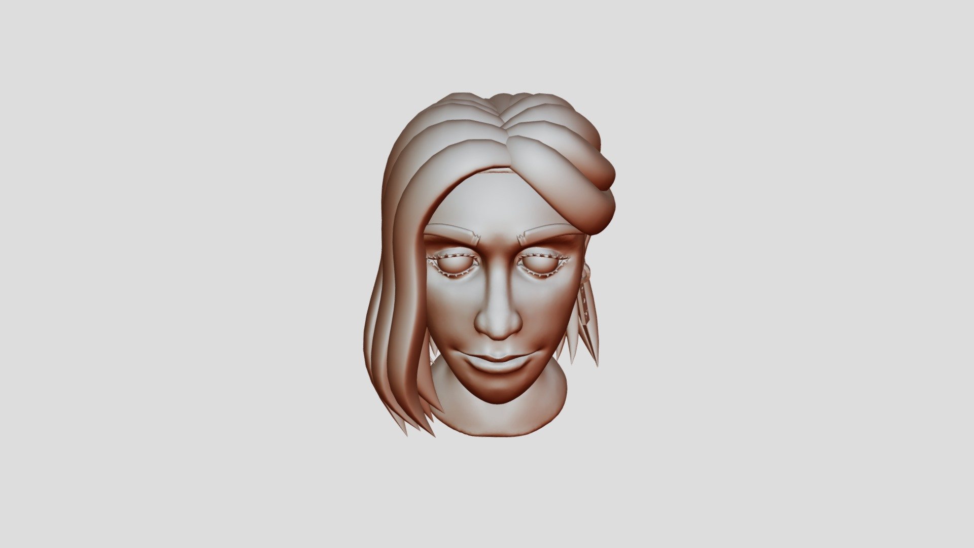 Woman Head Sculpt