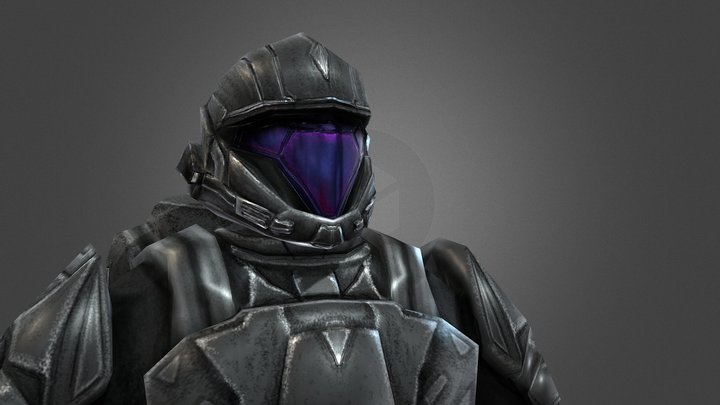 Custom ODST (low poly) 3D Model