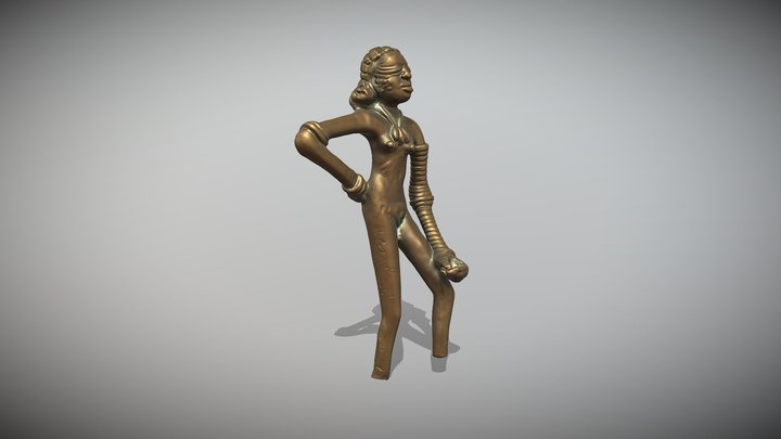 Dancing Girl of Mohenjo-daro Reborn in 3D