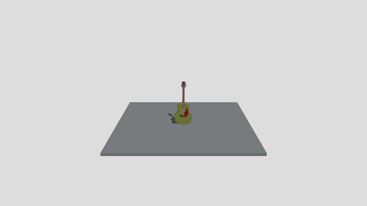 Guitar 3D Model