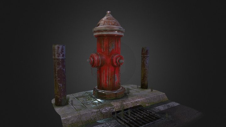 Fire Hydrant 3D Model