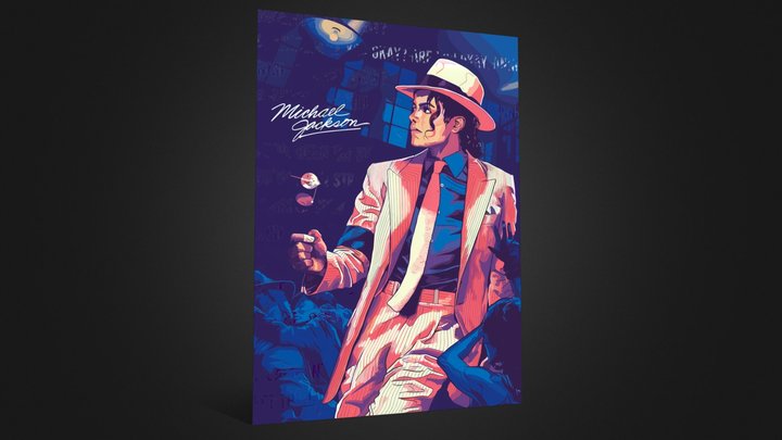 Michael Jackson - Smooth Criminal [Premium UV] 3D Model