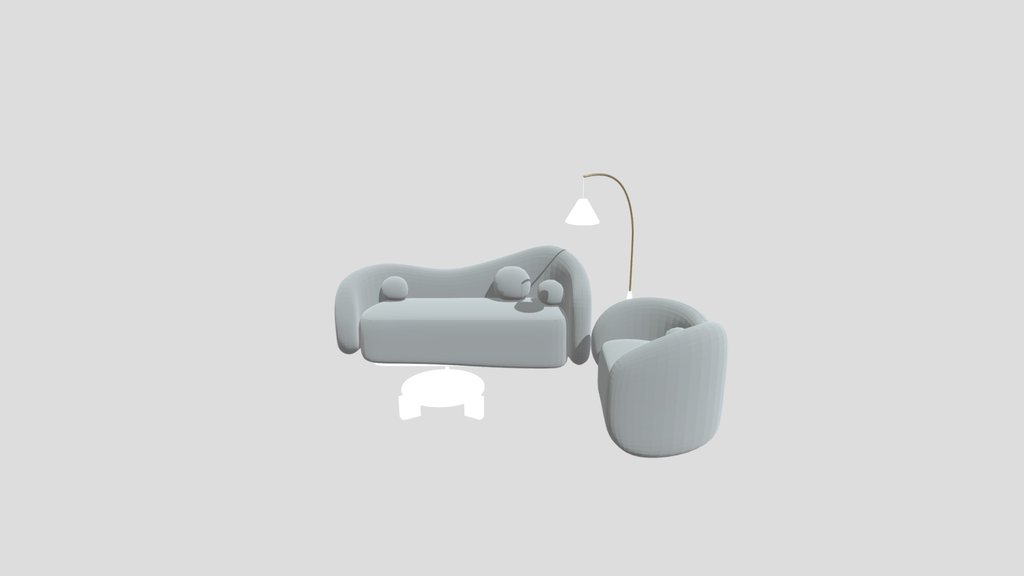 Organic Modern Sofa Lounge Set