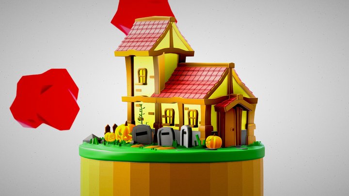 Witch Hut 3D Model