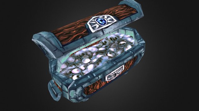 Treasure Chest 3D Model