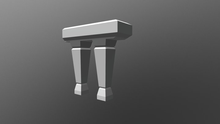 Bannister End 3D Model