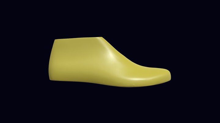 Air Force One Sneaker Shoe Last 3D Model