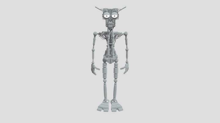 Movie_ Endoskeleton 3D Model