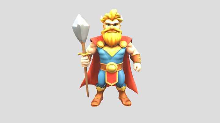 Thunderstrike the Cartoon God of Thunder
