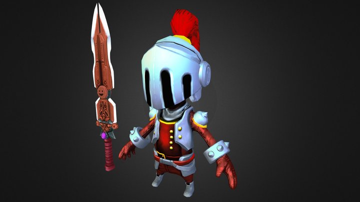 Small Knight 3D Model