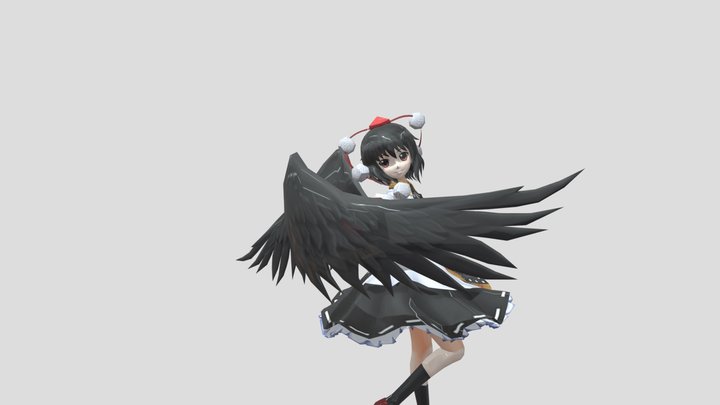 Idk Anime girl – Gratis 3D-model STL