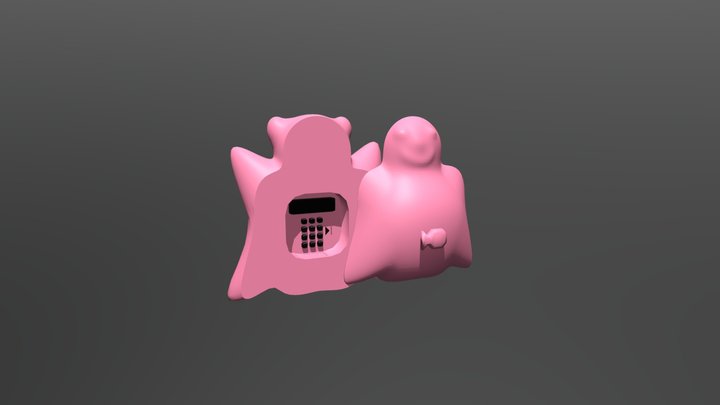 Bear Puzzle 3D Model