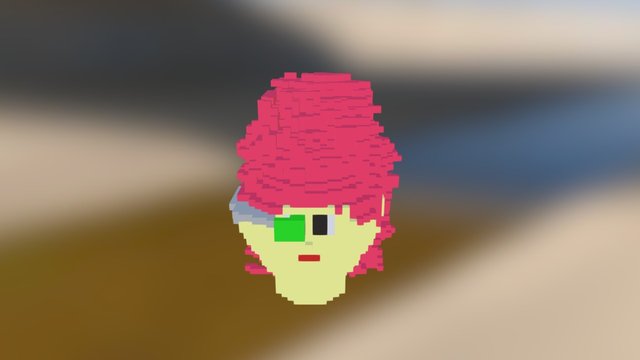 Me As SSJ God 3D Model