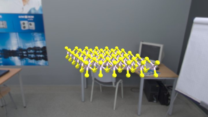 MoS2 3D Model