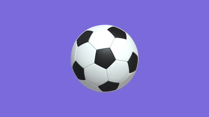 3D Football Model 3D Model